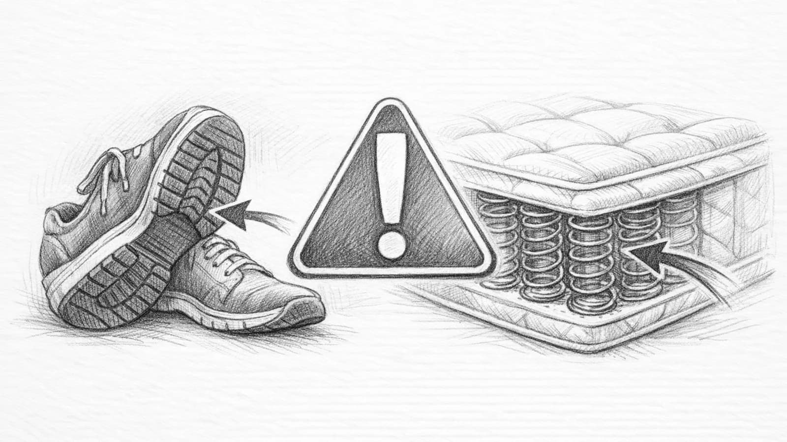 Gummisohlen & Federkernmatratzen: heimlich schädlich?